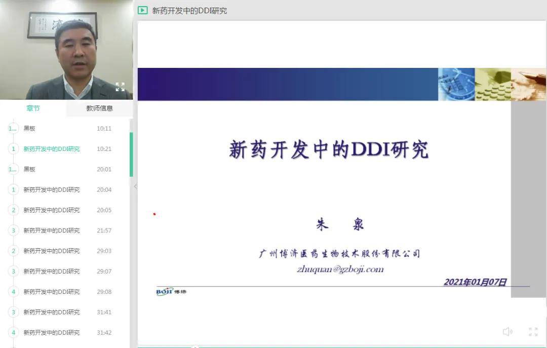 “博濟研語”第十六講：新藥開發(fā)中的DDI研究！